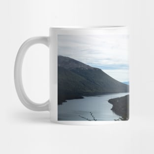 Tierra del Fuego, lake and mountains Mug